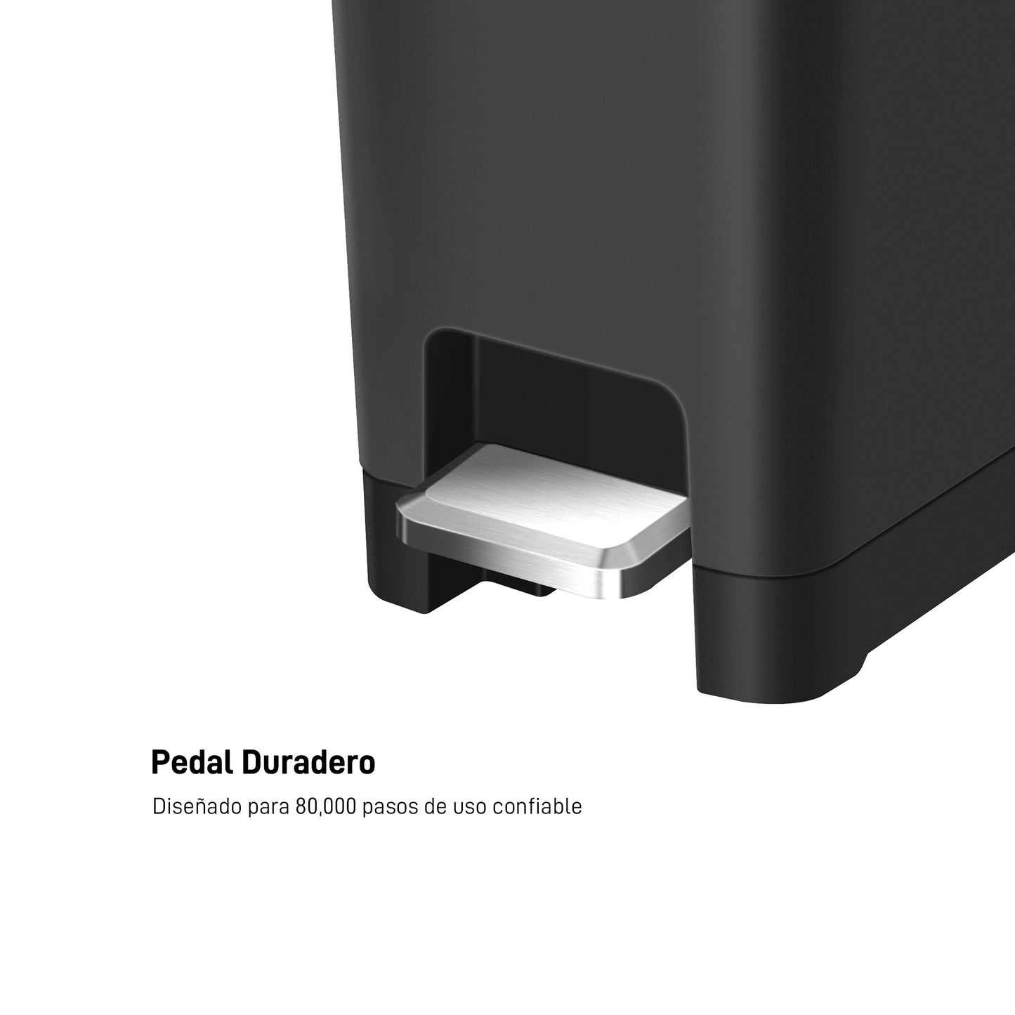 EKO - Hana - Cubo Pedal 10 L Negro