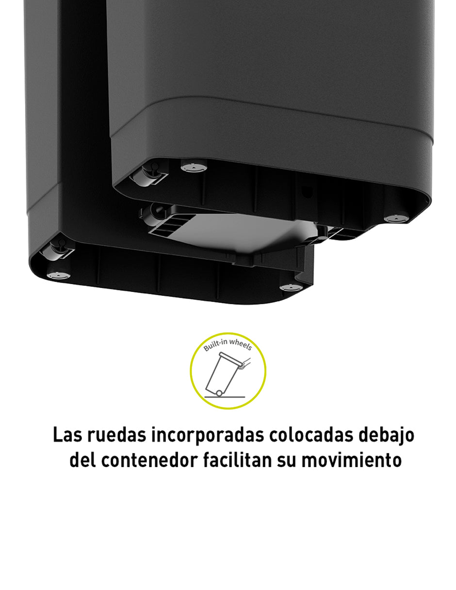 EKO - Hana - Cubo Pedal 45 L Negro