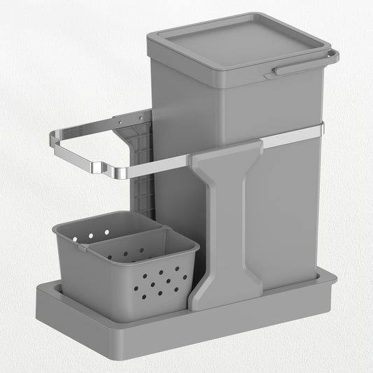 Bote de basura Extraible 20L+4L EKO Bajo Fregadero