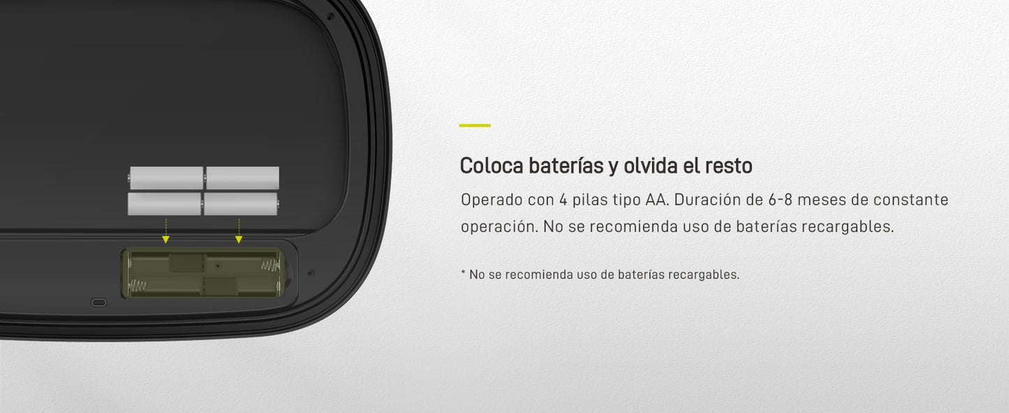 EKO - Hana - Cubo Sensor 50 L Negro