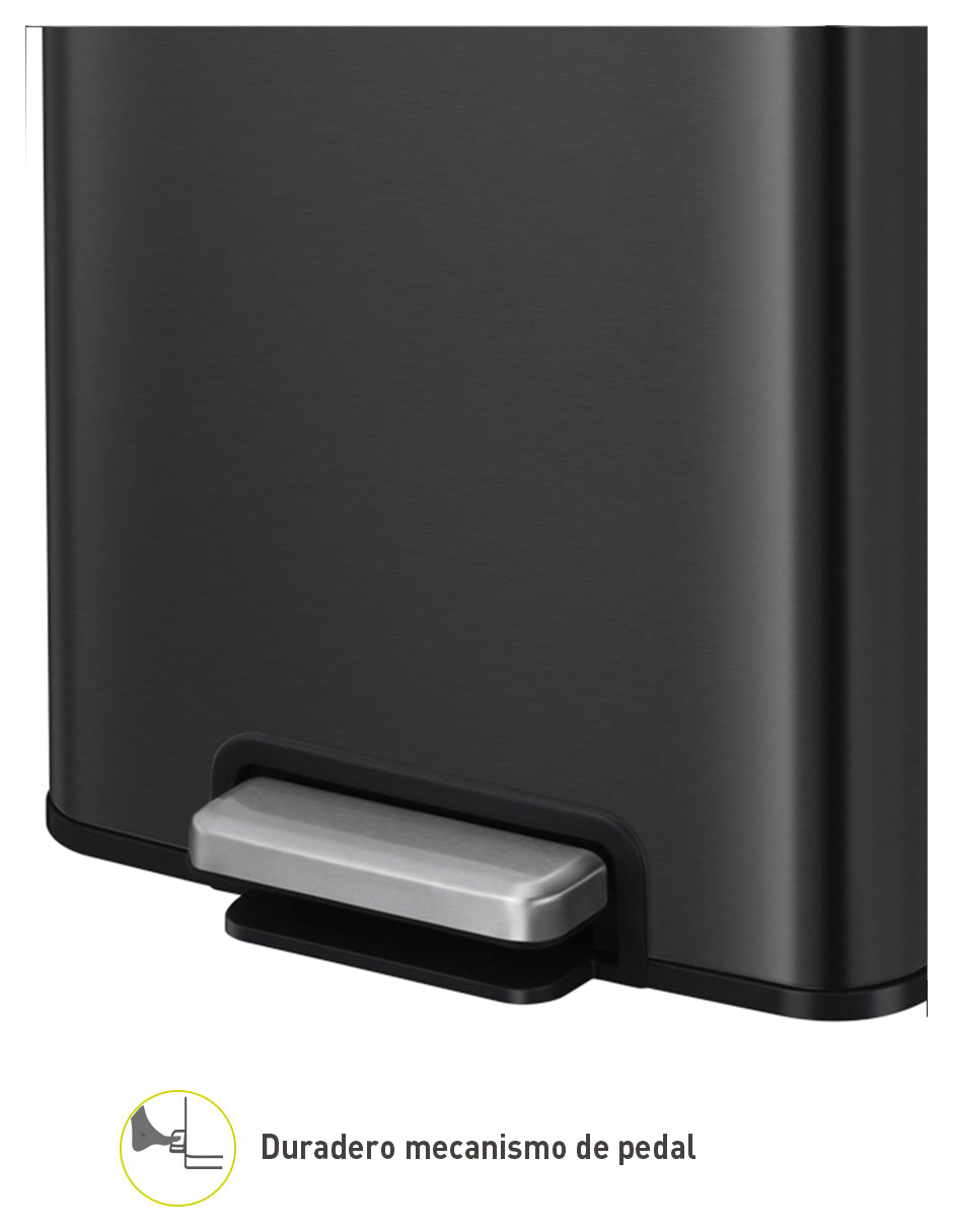 EKO - Madison - Cubo Pedal 30 L Negro