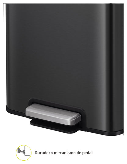 EKO - Madison - Cubo Pedal 30 L Negro
