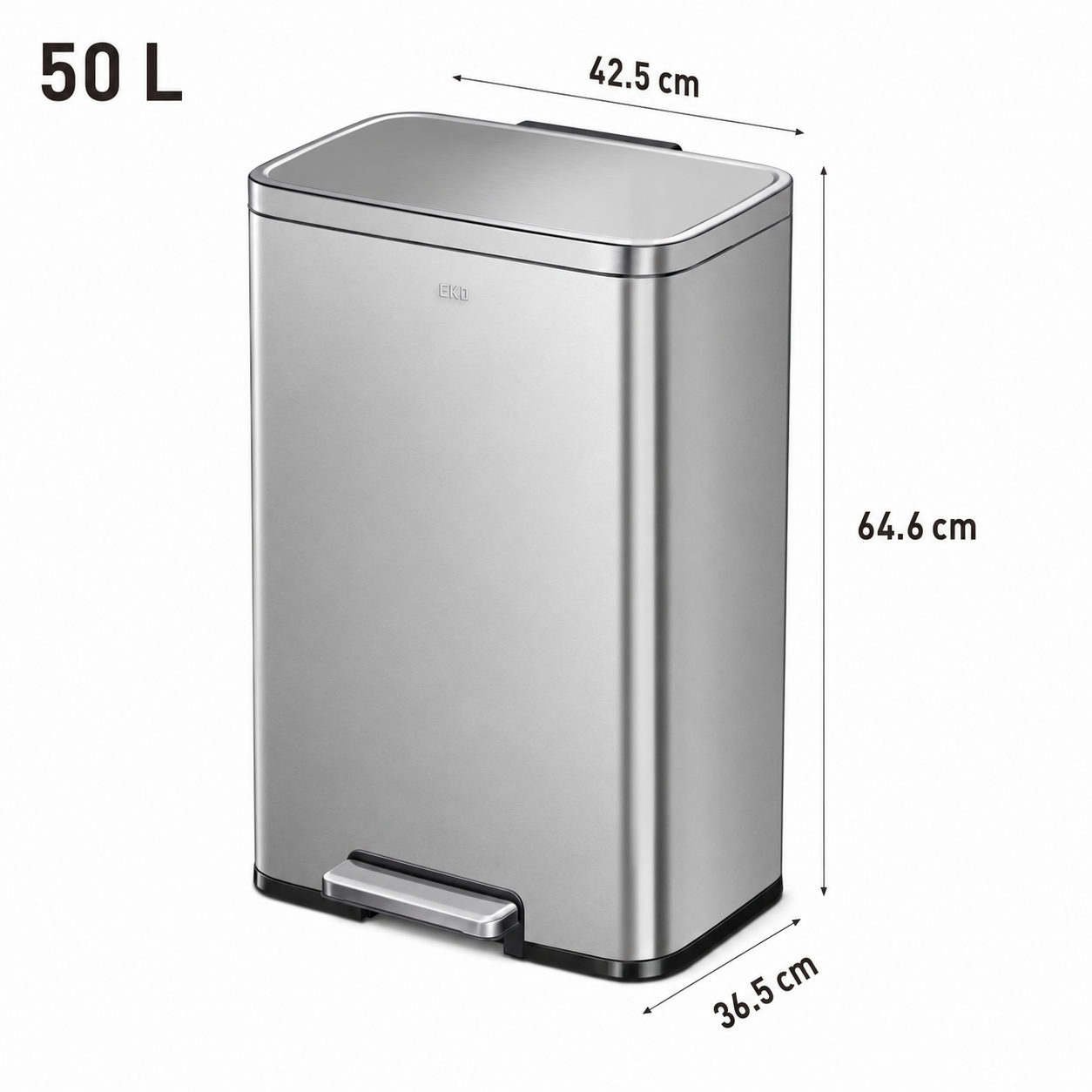 EKO - Madison - Cubo Pedal 50 L