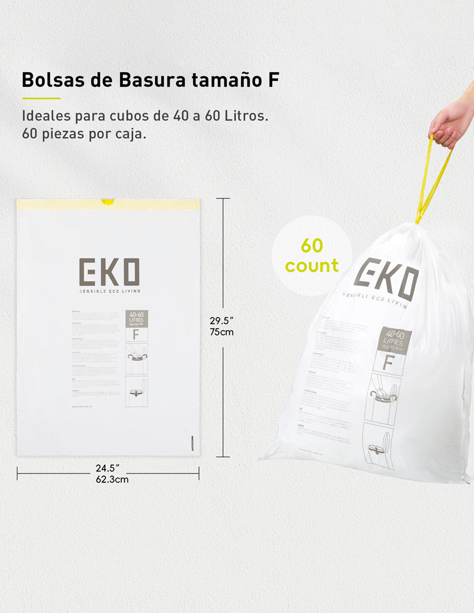 EKO - Bolsas de Basura F 40–60 L - 110