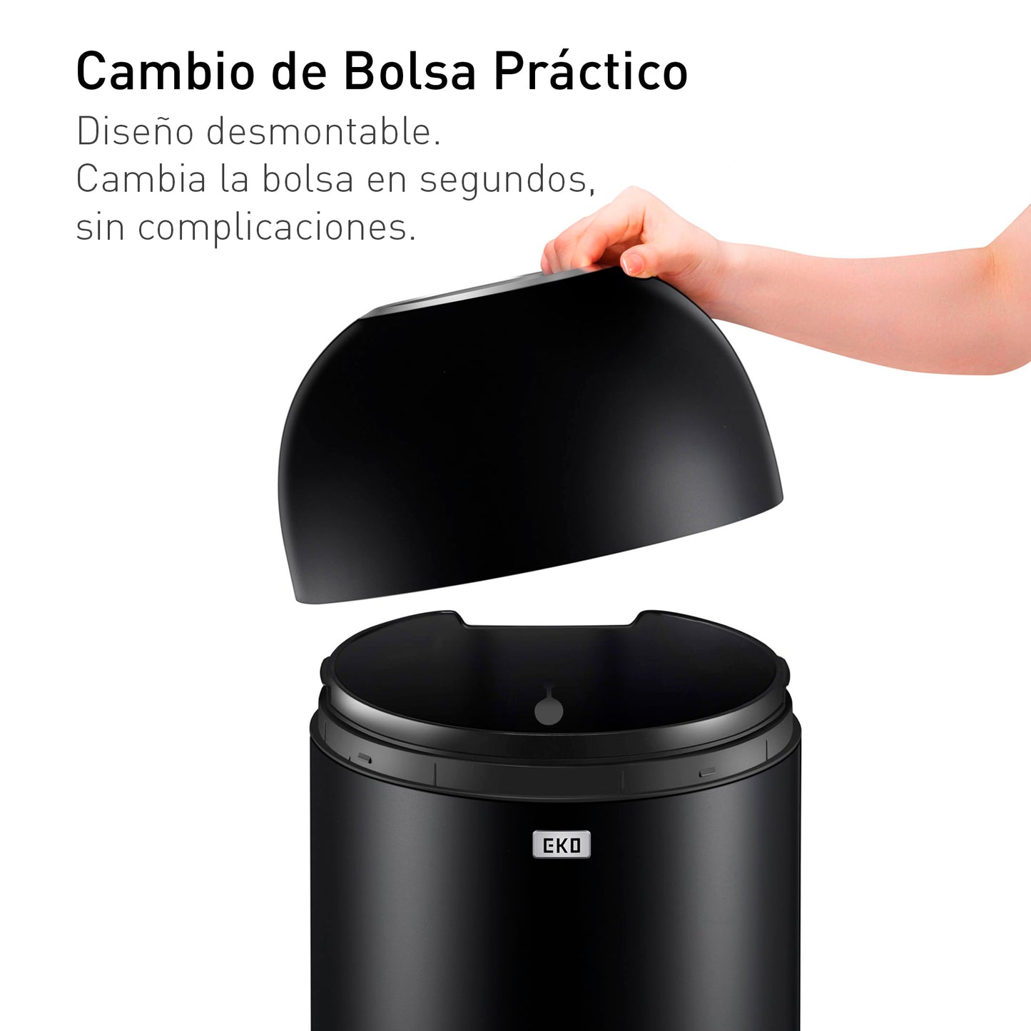 EKO - Eternal - Cubo 30 L Negro