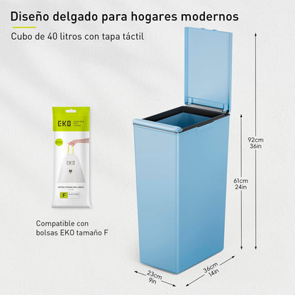 EKO - Morandi - Cubo Sensor 40 L Azul