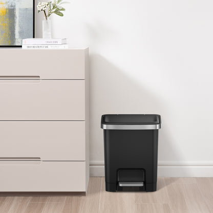EKO - Hana - Cubo Pedal 15 L Negro