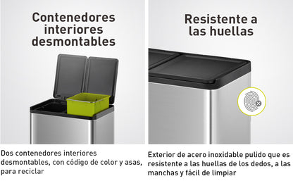 EKO - Essential - Cubo Pedal 20 L + 20 L