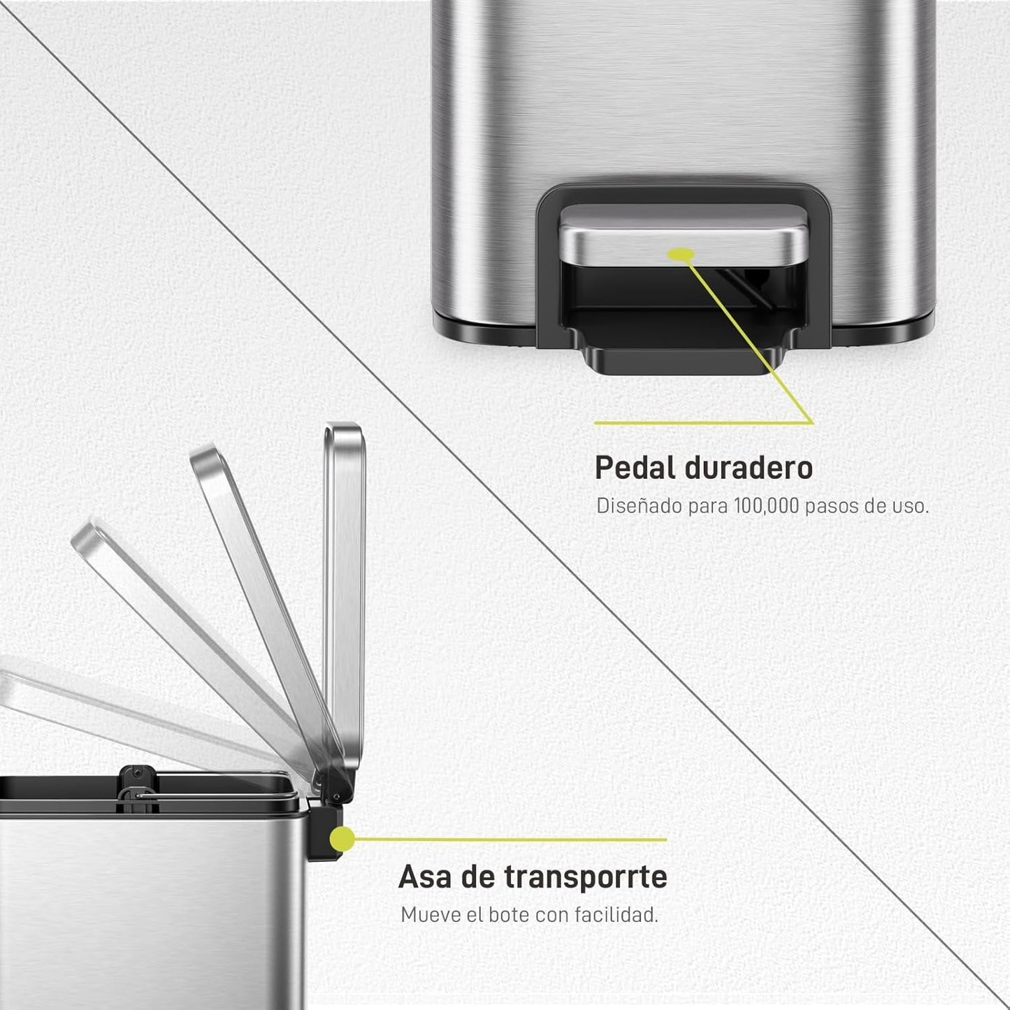 EKO - Genie Slim - Cubo Pedal 5 L