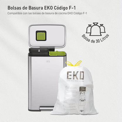 EKO - Madison - Cubo Pedal 25 L + 20 L
