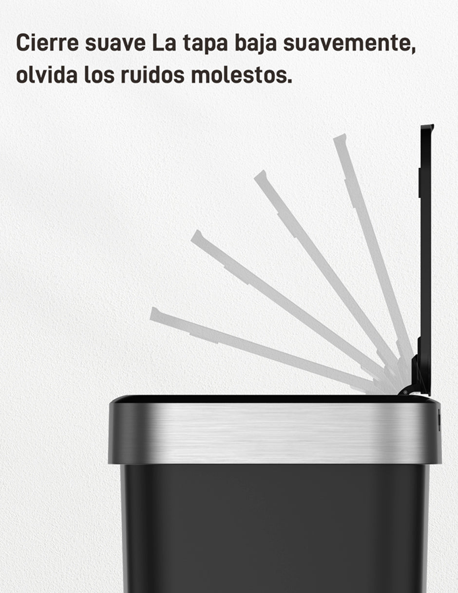 EKO - Hana - Cubo Sensor 50 L Negro