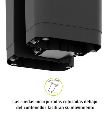 EKO - Hana - Cubo Pedal 45 L Negro