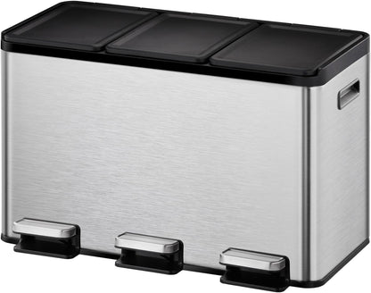 EKO - Essential - Cubo Pedal 10 L + 10 L + 10 L