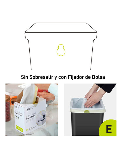 EKO - Essential - Cubo Pedal 30 L + 30 L