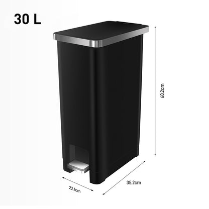 EKO - Hana - Cubo Pedal 30 L Negro