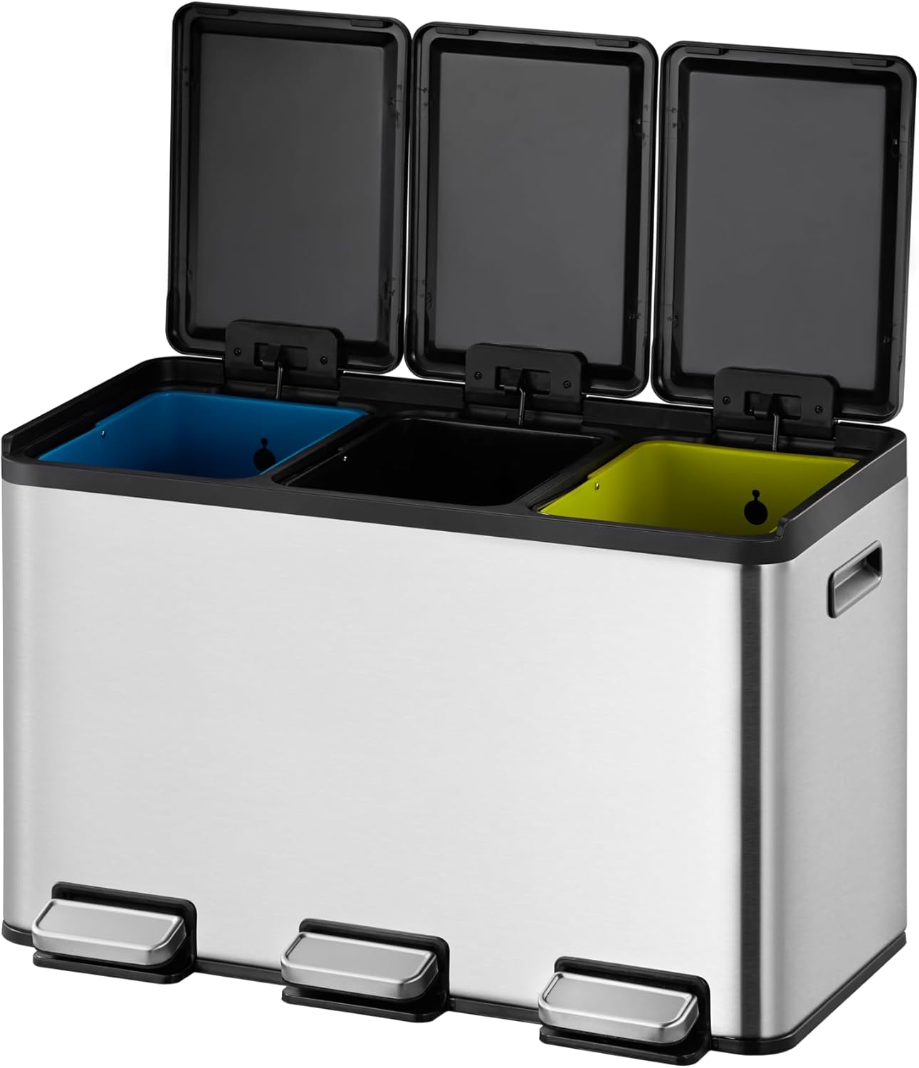 EKO - Essential - Cubo Pedal 10 L + 10 L + 10 L