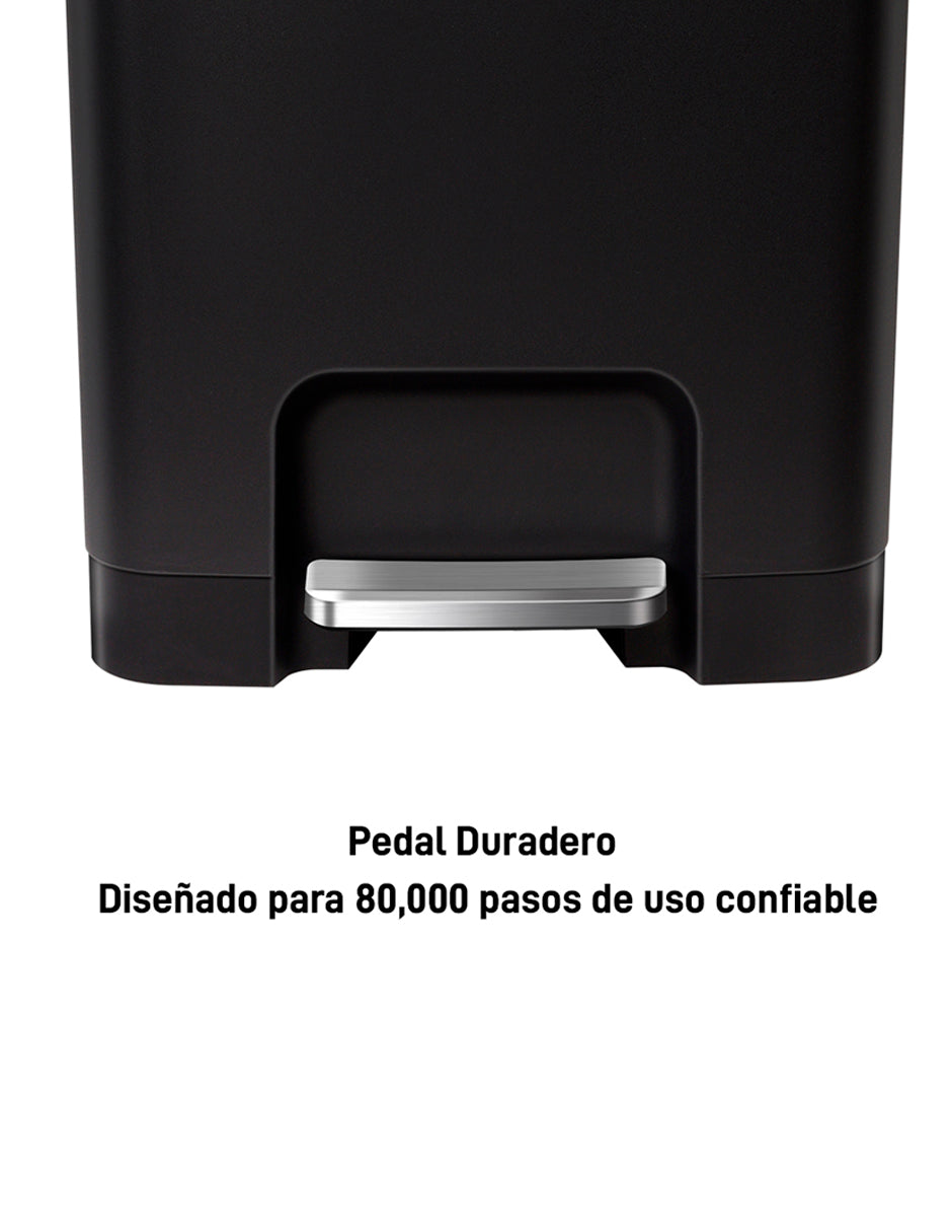 EKO - Hana - Cubo Pedal 45 L Negro