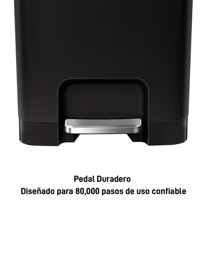 EKO - Hana - Cubo Pedal 45 L Negro