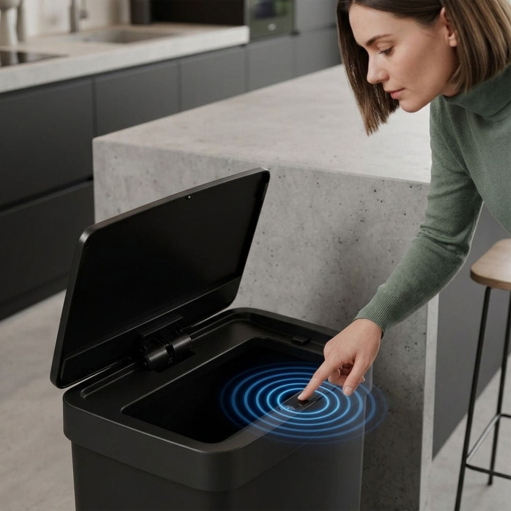 EKO - Hana - Cubo Sensor 50 L Negro
