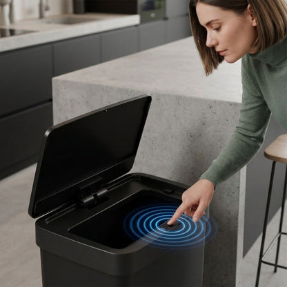 EKO - Hana - Cubo Sensor 50 L Negro