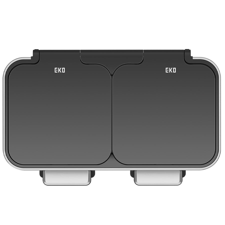 EKO - Hana - Cubo de Basura para Reciclaje con Pedal 40 L + 28 L