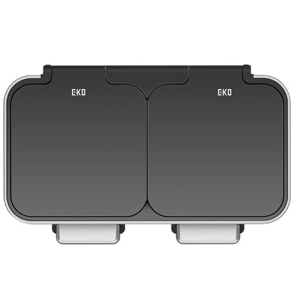 EKO - Hana - Cubo de Basura para Reciclaje con Pedal 40 L + 28 L
