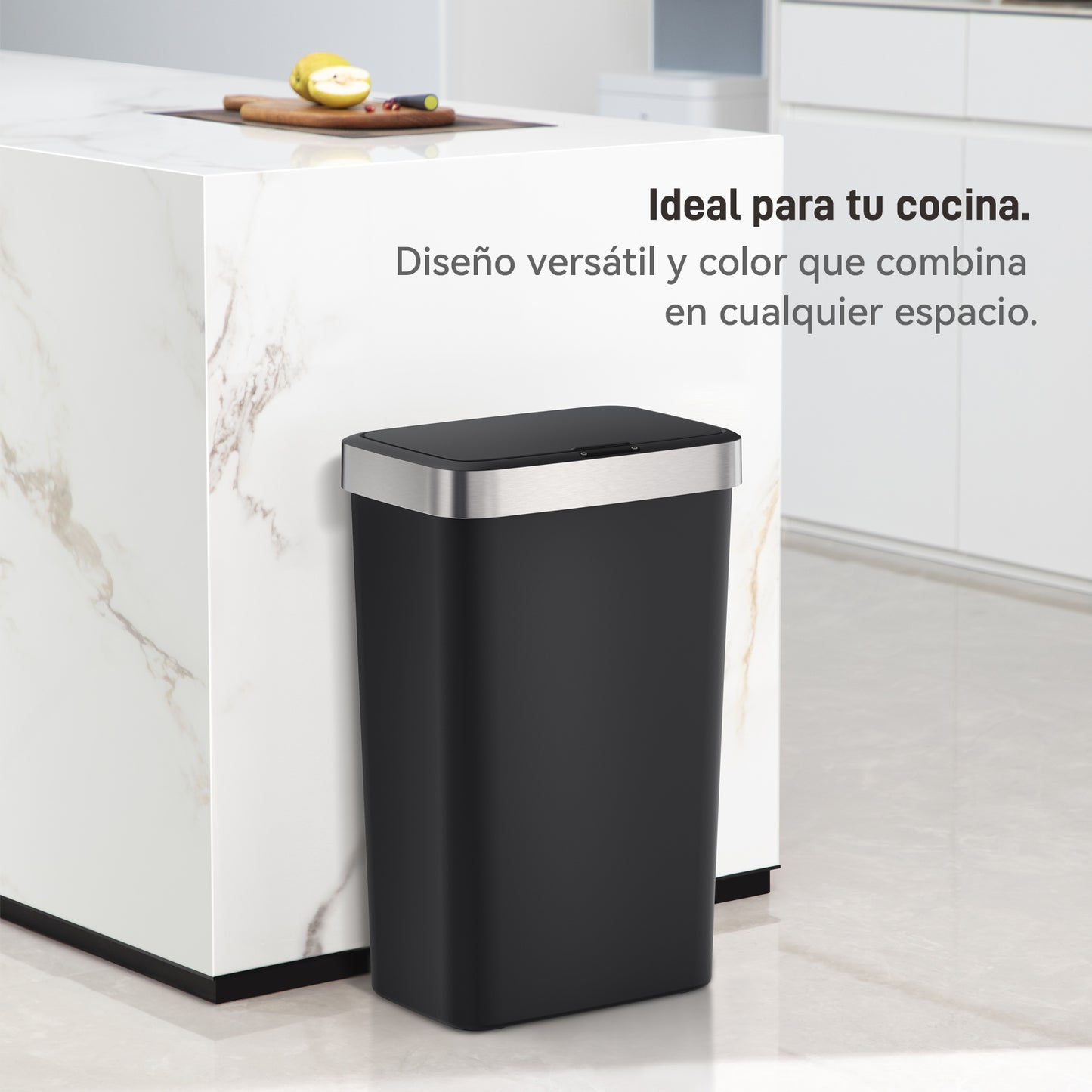 EKO - Hana - Cubo Sensor 50 L Negro