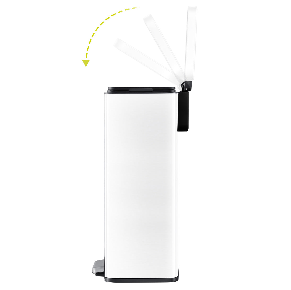 EKO - Madison - Cubo Pedal 30 L Blanco