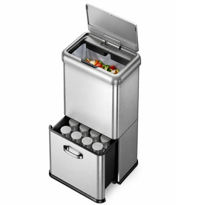 EKO - Vintage - Cubo Sensor 32 L + 18 L