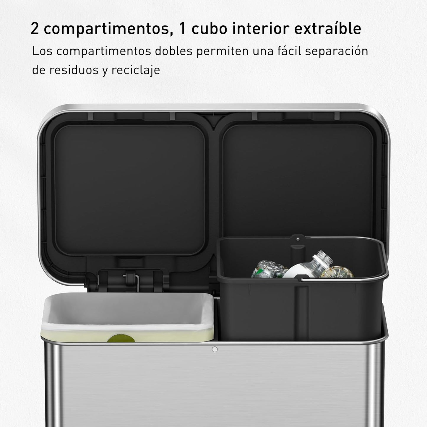 EKO - Hana - Cubo Pedal 40 L + 28 L