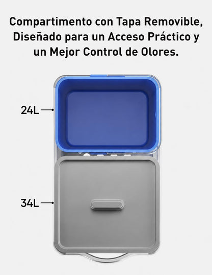 EKO - Extraíble - Cubo 34 L + 24 L