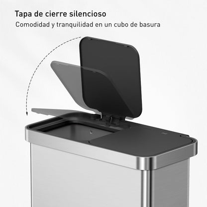 EKO - Hana - Cubo Pedal 40 L + 28 L
