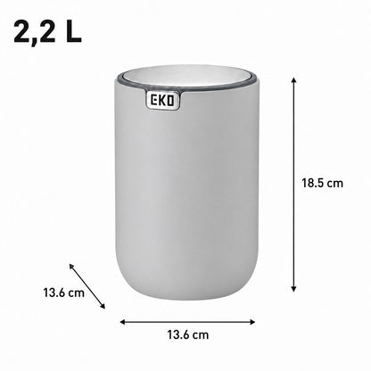 EKO - Fandy - Cubo 2,2 L Gris