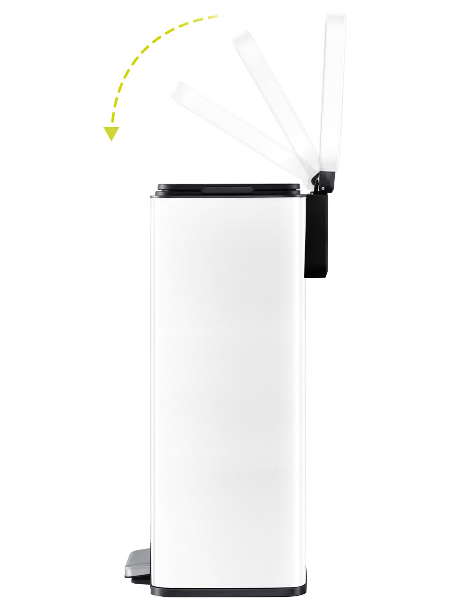 EKO - Madison - Cubo Pedal 30 L Blanco
