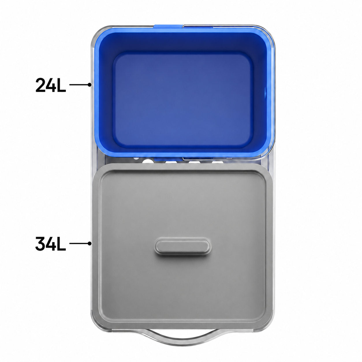 EKO - Extraíble - Cubo 34 L + 24 L