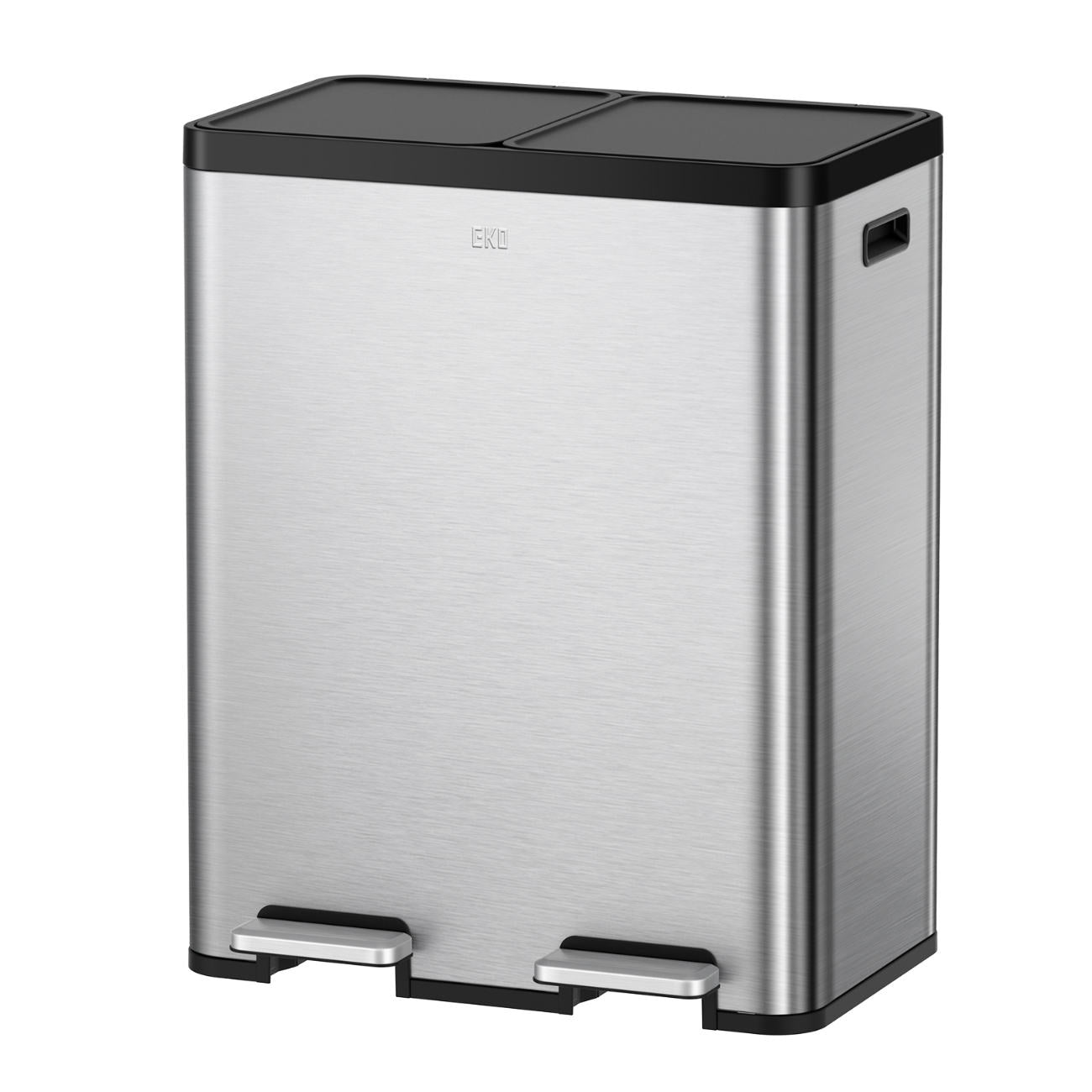 EKO - Essential - Cubo de Basura para Reciclaje con Pedal 30 L + 30 L