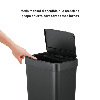 EKO - Hana - Cubo Sensor 50 L Negro