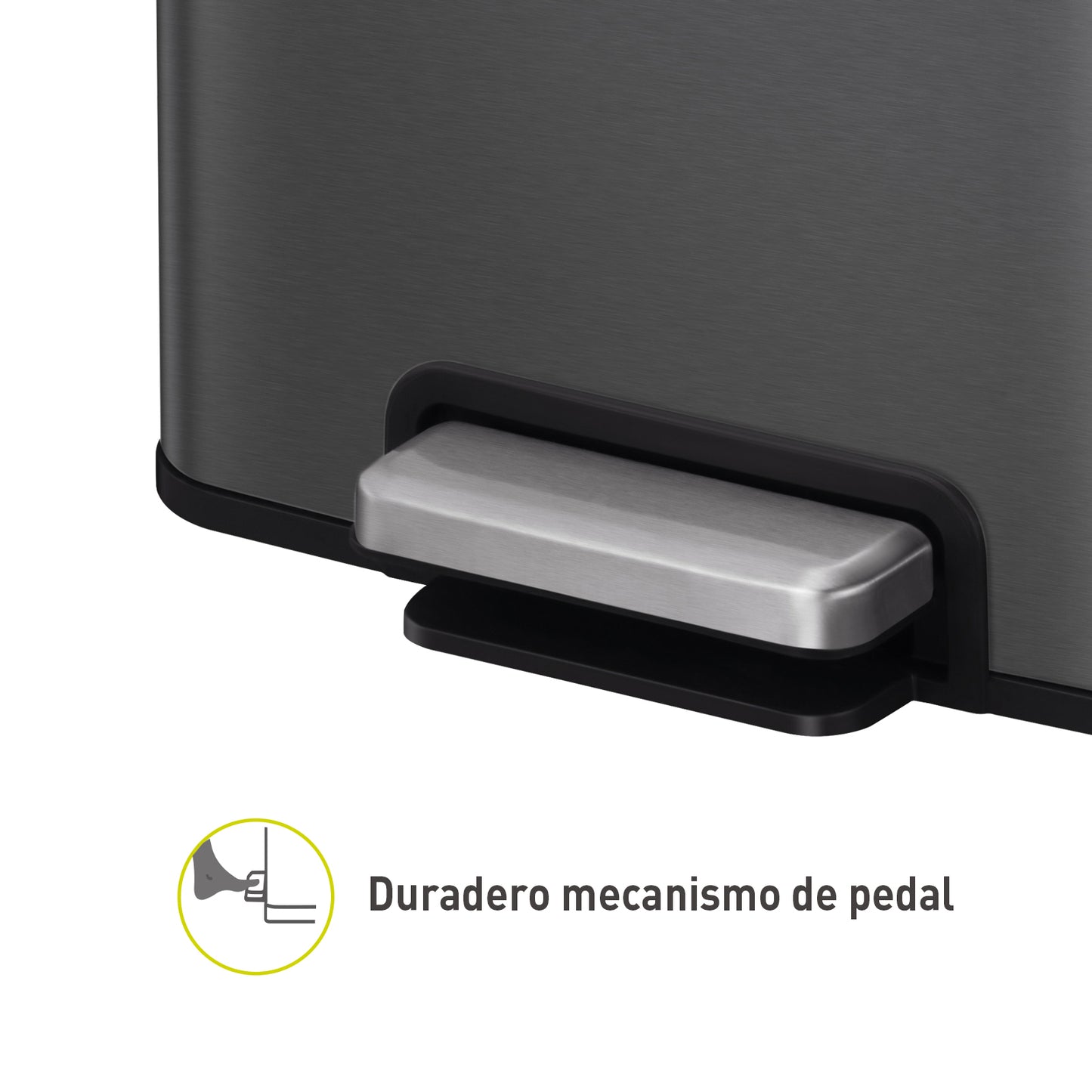 EKO - Madison - Cubo Pedal 30 L Negro