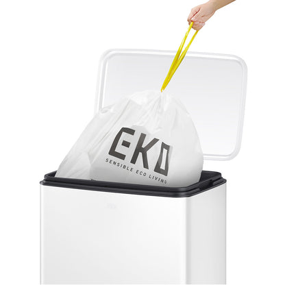 EKO - Madison - Cubo Pedal 30 L Blanco