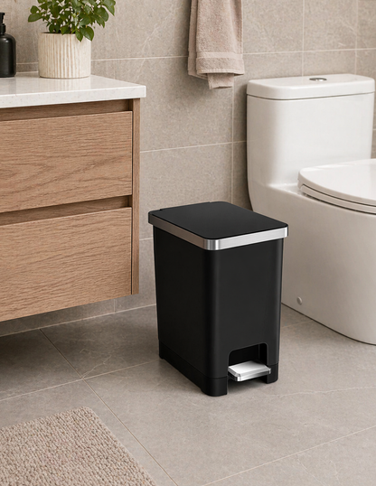EKO - Hana - Cubo Pedal 10 L Negro