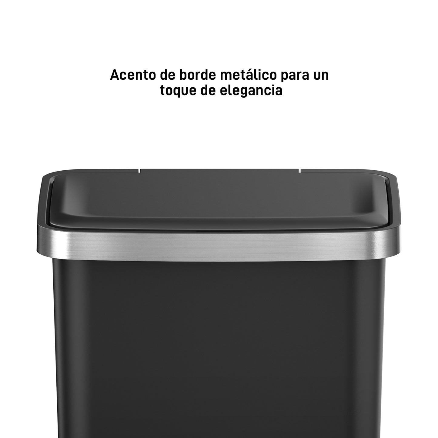EKO - Hana - Cubo Pedal 15 L Negro