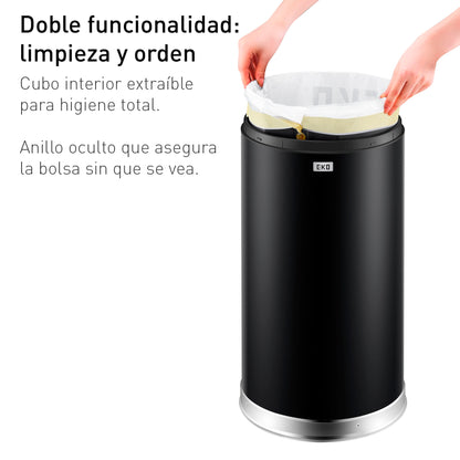 EKO - Eternal - Cubo 30 L Negro