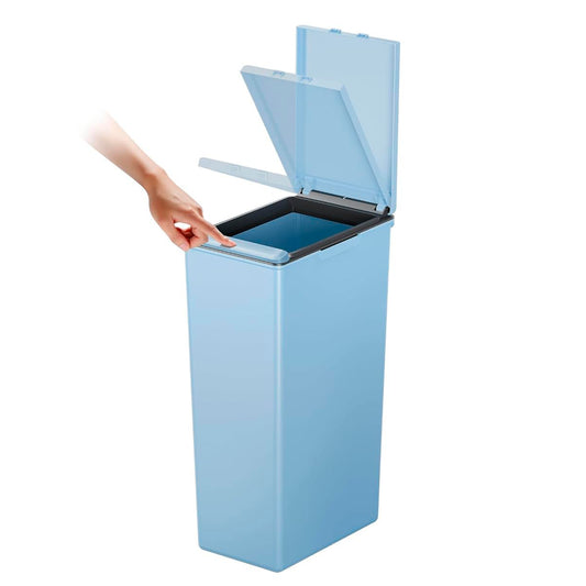 EKO - Morandi - Cubo Apertura Táctil 30 L Azul