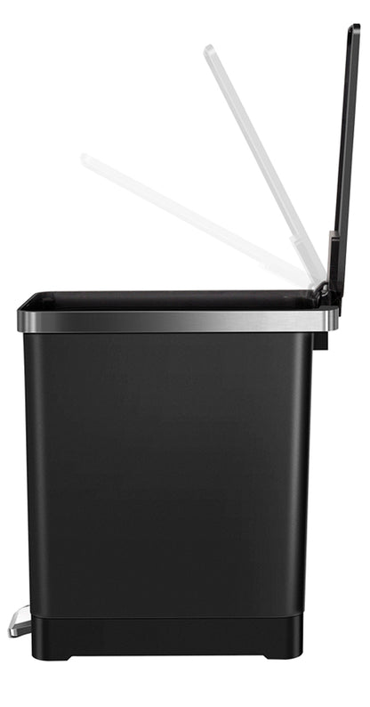 EKO - Hana - Cubo Pedal 10 L Negro