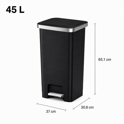 EKO - Hana - Cubo Pedal 45 L Negro