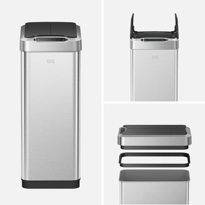 EKO - Mirage - Cubo Sensor 50 L Plata