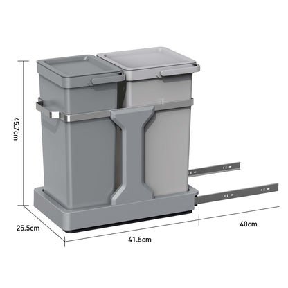 EKO - Extraible - Cubo 20 L + 15 L