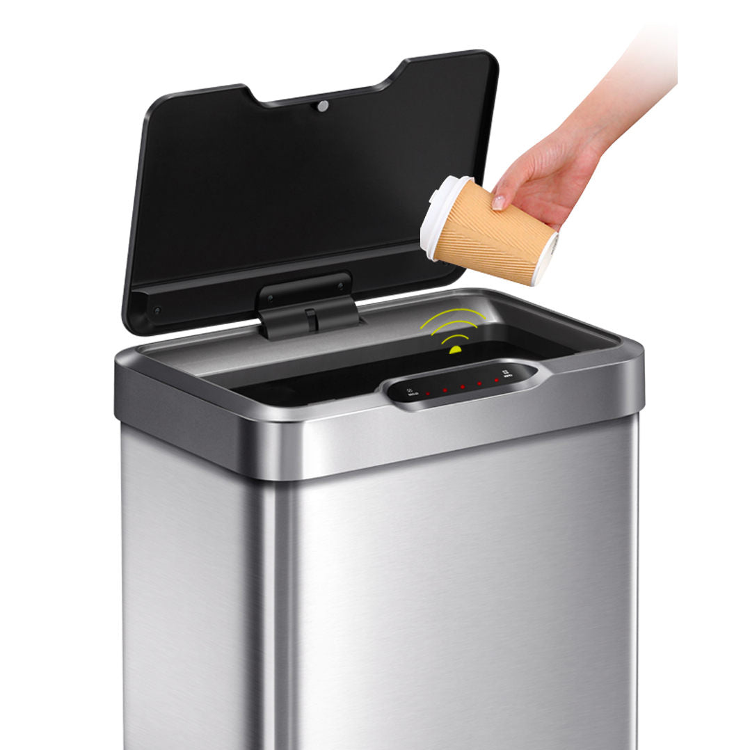 EKO - Mirage - Cubo Sensor 50 L tapa superior negra