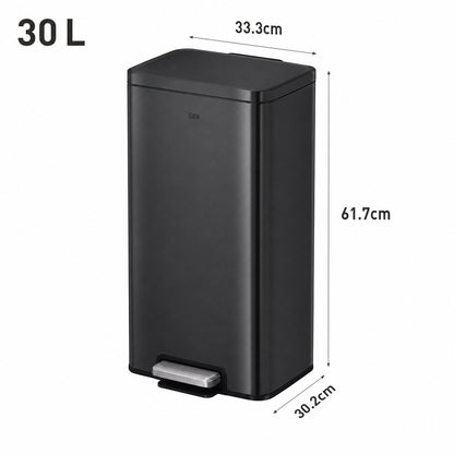 EKO - Madison - Cubo Pedal 30 L Negro