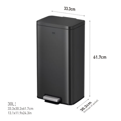 EKO - Madison - Cubo Pedal 30 L Negro